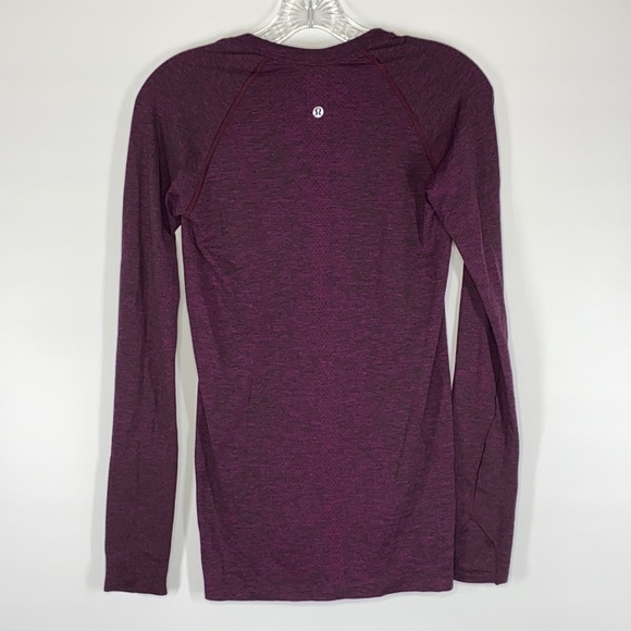 Lululemon Swiftly Tech Long Sleeve NBD Logo Size 6 - Picture 2 of 6